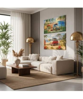 Adorno Pared Jardín MDF 'Life is better at the Beach' - Verano Tropical