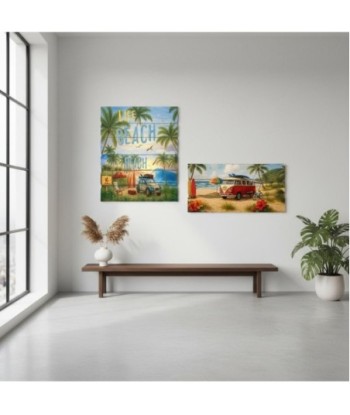 Adorno Pared Jardín MDF 'Life is better at the Beach' - Verano Tropical