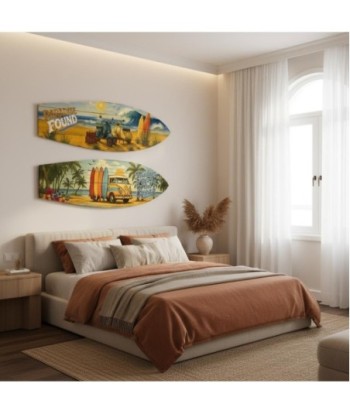 Adorno Pared Jardín MDF Surfista Decorativo - Estilo Playero, Atrae la Libertad del Océano