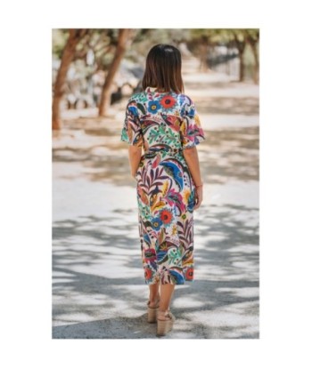 Vestido Largo de Algodón para Mujer - Elegante y Confortable Vestido Midi Perfecto para Ocasiones Especiales y