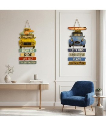 Adorno Pared Jardín MDF: Surfero y Vintage, Decora tu Exterior