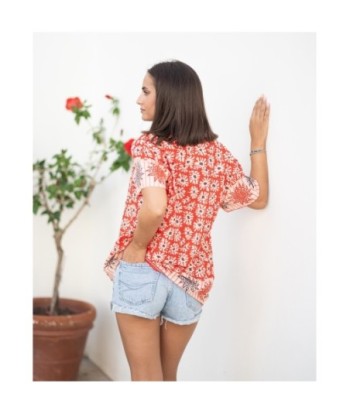 Camisa Multicolor Mujer Manga ¾ - Estilo Casual y Elegante - 100% Algodón - Camisero Perfecto para Ocasiones Especiales