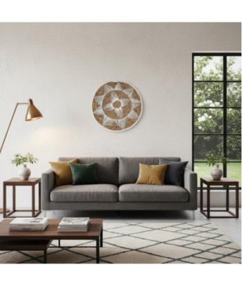 Adorno de Pared de Palma y Hierba Marina - Estilo Natural y Decorativo