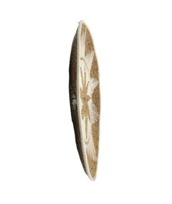 Adorno de Pared de Palma y Hierba Marina - Estilo Natural para Jardín