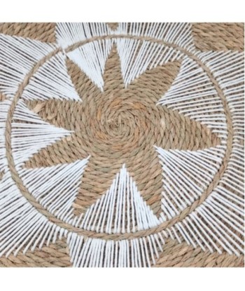 Adorno de Pared de Palma y Hierba Marina - Estilo Natural para Jardín