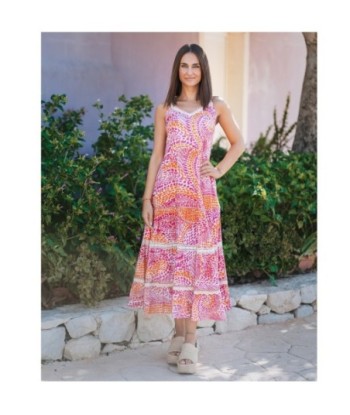 Vestido Largo Midi Azul para Mujer - Estampado Cuadrado, Hombros Descubiertos, Ideal para Fiestas y Ocasiones