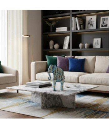 Elefante Portavelas S de Hojalata - Decoración Colorida para el Hogar