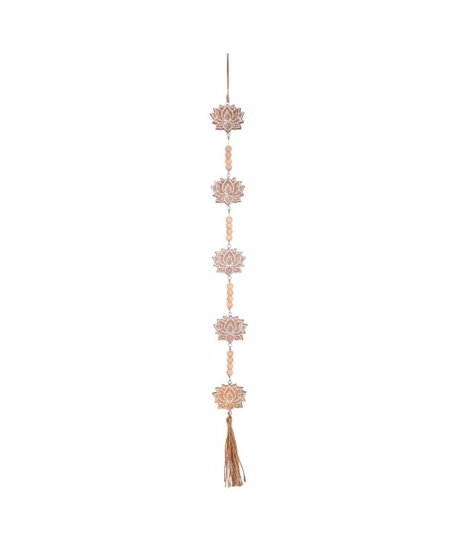 Colgante Flor De Loto de Madera - Decoración Bohemia para Pared