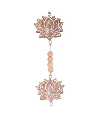 Colgante Flor De Loto de Madera - Decoración Bohemia para Pared