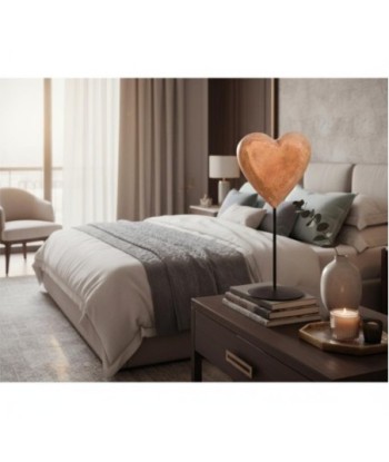 Figura Corazón de Madera Natural para Decoración del Hogar