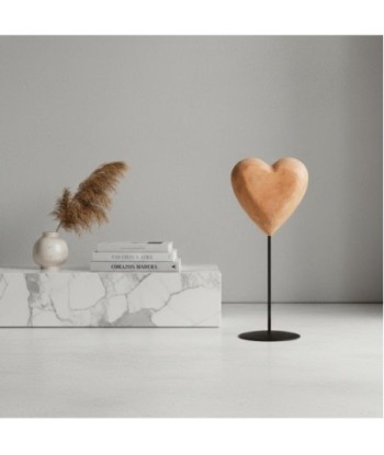 Figura Corazón de Madera Natural para Decoración del Hogar