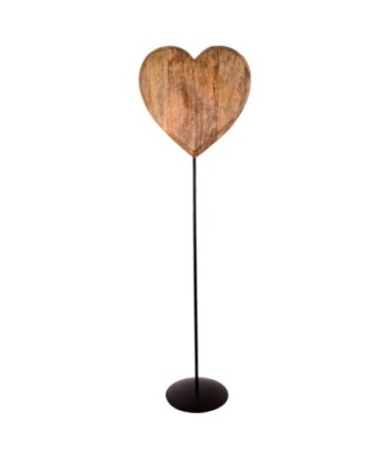 Figura Corazón de Madera - Decoración Rústica para el Hogar