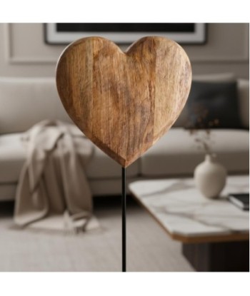 Figura Corazón de Madera - Decoración Rústica para el Hogar