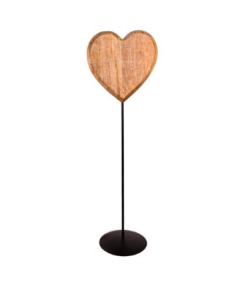 Figura Corazón de Madera, estilo moderno para decoración del hogar