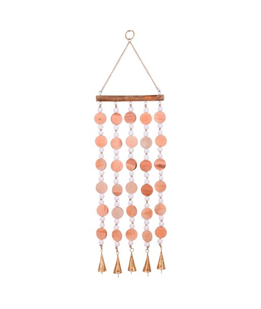 Colgante de madera decorativo con cuentas estilo bohemio