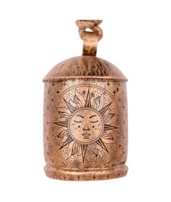 Cencerros de metal en tono dorado para decoración colgante