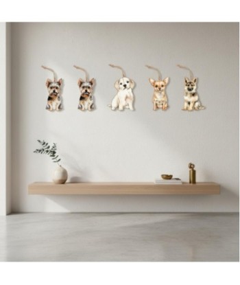 Colgante 6U de Metal con diseño de mascotas, ideal para decoración de interiores
