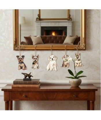 Colgante 6U de Metal con diseño de mascotas, ideal para decoración de interiores