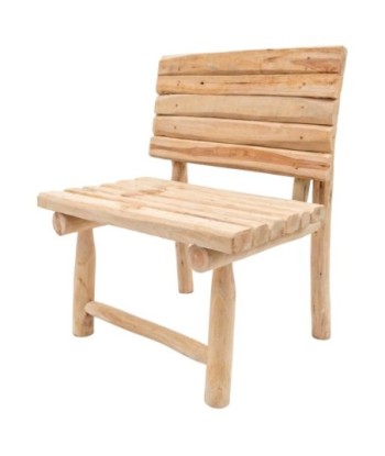 Sillón de Madera de Teka - Estilo Natural y Rústico para Interior y Exterior