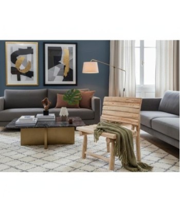 Sillón de Madera de Teka - Estilo Natural y Rústico para Interior y Exterior