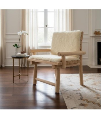 Sillón de Madera de Teka - Estilo Natural y Rústico para Interior y Exterior