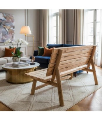 Banco de Madera de Teka - Estilo Natural para Jardín o Terraza
