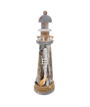 Figura de Faro de MDF - Estilo Náutico - Decoración Costera