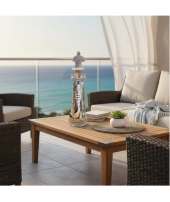 Figura de Faro de MDF - Estilo Náutico - Decoración Costera
