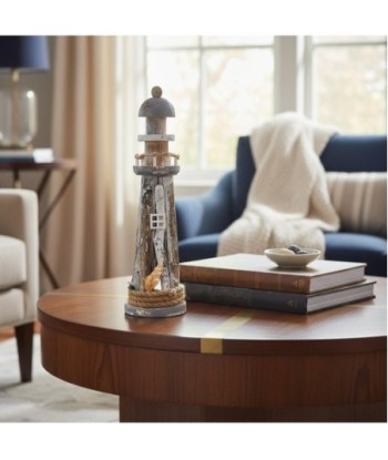 Figura de Faro de MDF - Estilo Náutico - Decoración Costera
