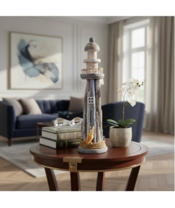 Figura de Faro de MDF  Estilo Náutico para Decoración