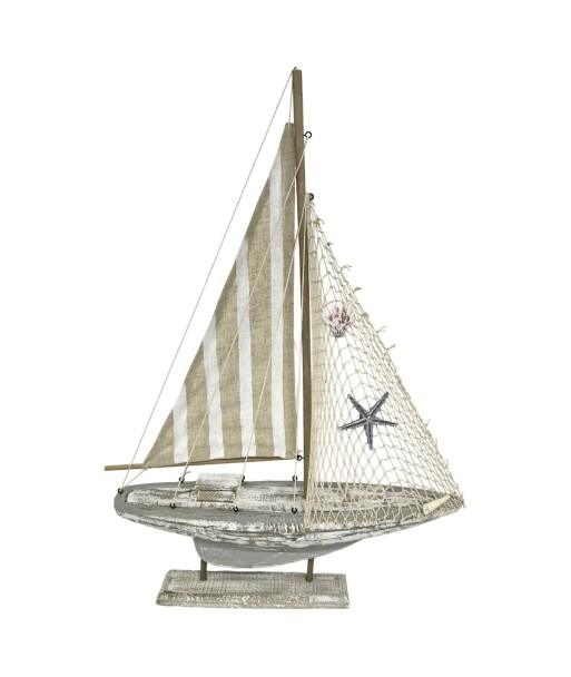 Barco Velero L MDF - Decoración náutica, estilo rústico y elegante