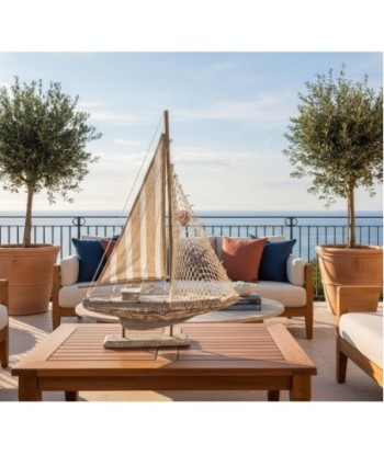 Barco Velero L MDF - Decoración náutica, estilo rústico y elegante