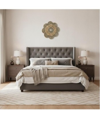 Adorno Pared Flor S de Palma y Hierba Marina - Decoración Natural para Jardín