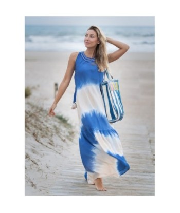 Vestido Largo Midi Azul para Mujer - Elegante y Versátil, Ideal para Fiesta y Ocasiones Especiales - Moda Mujer