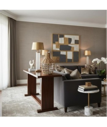 Jarrón de Palma y Hierba Marina - Estilo Natural para Decorar