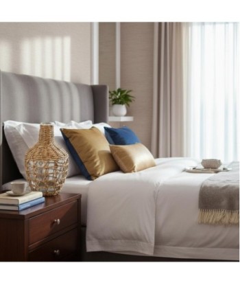 Jarrón de Palma y Hierba Marina - Estilo Natural para Decorar