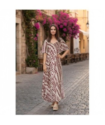 Isla Bonita By SIGRIS Vestido Largo de Viscosa con Estampado Colorido