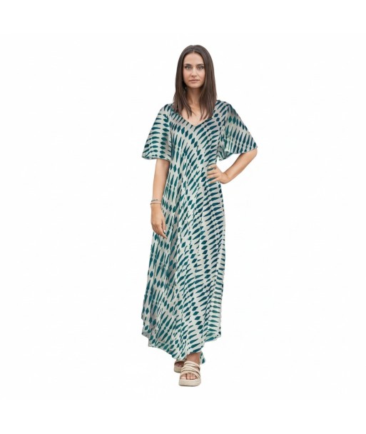 Isla Bonita By SIGRIS Vestido Largo de Viscosa con Estampado Moderno