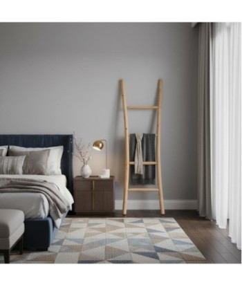 Escalera de Madera de Teka para Decoración y Almacenaje