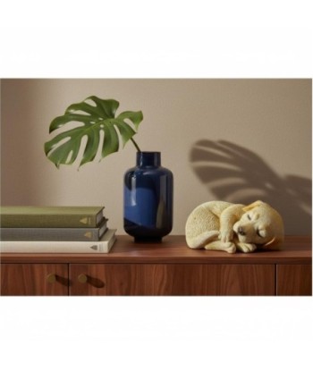 Figura de Perro Acostado de Resina  Decoración Realista y Tierna
