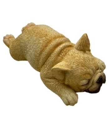 Figura de Perro Acostado de Resina - Decoración Moderna
