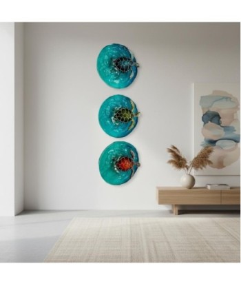 Magnético 3U de Resina: Tortugas Decorativas en Estilo Oceánico