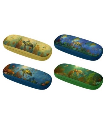 Estuche 4U de PVC con diseño de tortuga marina - Estilo divertido y colorido