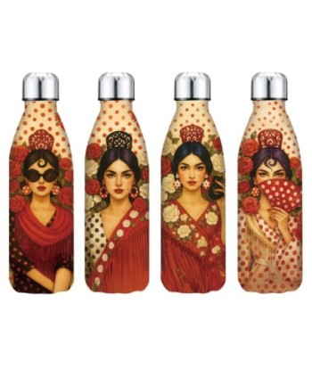 Botella Térmica Flamenca de Acero Inoxidable - Diseño Único, 500ml