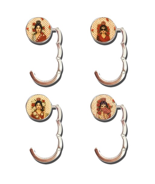 Colgador 4U de Metal con Diseño Artístico para Decoración