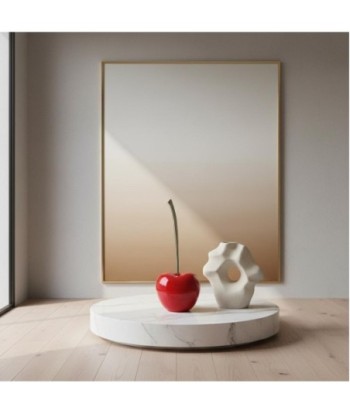Figura Cereza de Resina Roja con Detalle Plateado