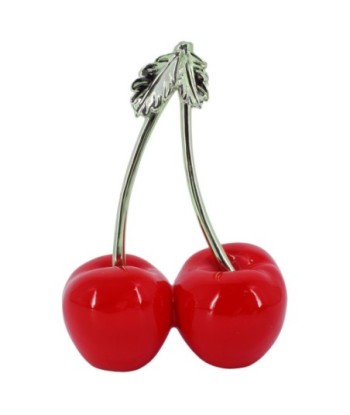 Figura de cerezas de resina | Decoración moderna y vibrante