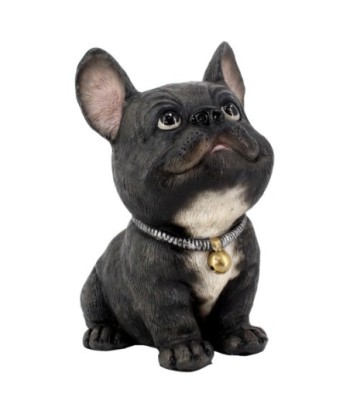 Figura de Perro Bulldog de Resina - Estilo Decorativo para el Hogar