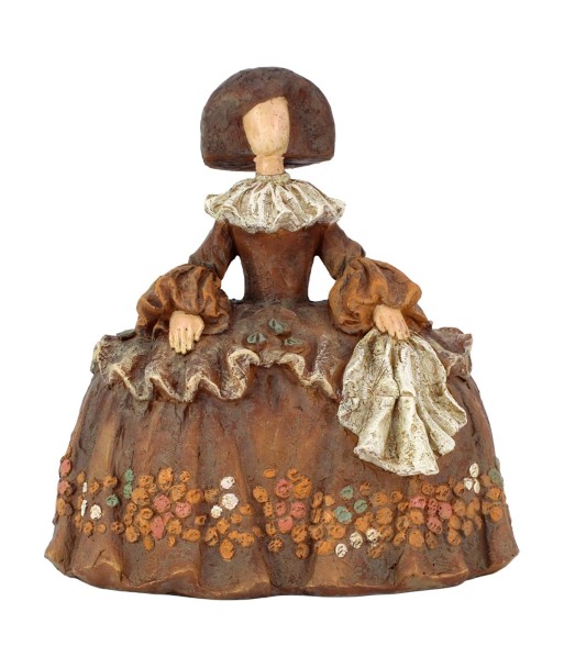 Figura Menina en Resina - Decoración Vintage con Estilo Clásico