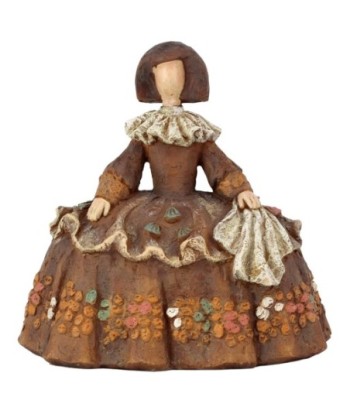 Figura Menina de Resina Decorativa en Estilo Clásico